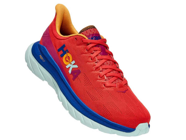 Tenis Trail Running Hoka MACH 4 Naranja Mujer