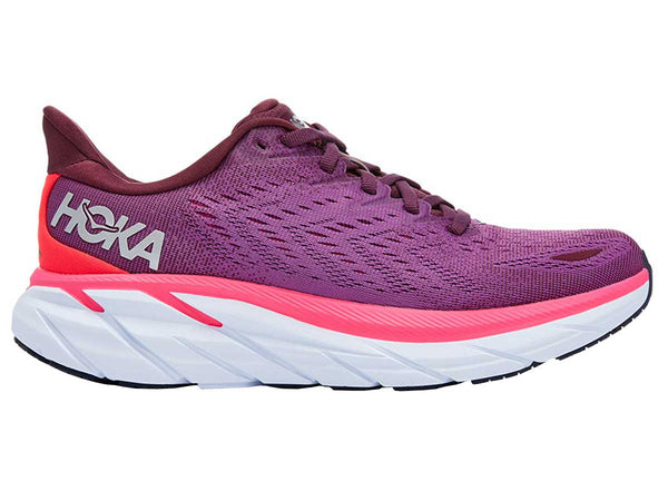 Tenis Hoka Running CLIFTON 8 Fucsia Mujer