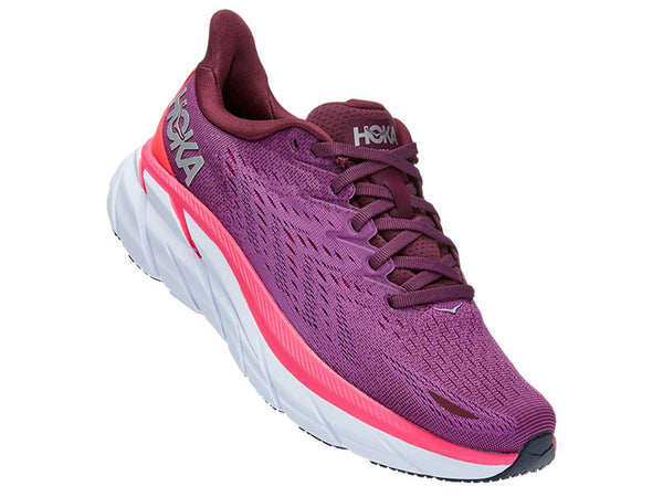 Tenis Hoka Running CLIFTON 8 Fucsia Mujer