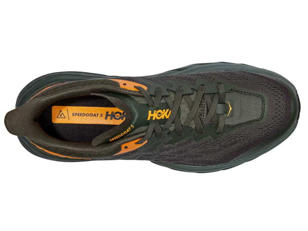 Tenis Trail Hoka Speedgoat 5 Verde Hombre 1123157cgep