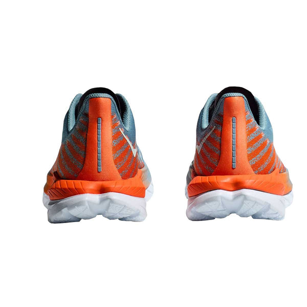 Tenis Hoka Running MACH 5 Gris Naranja Hombre