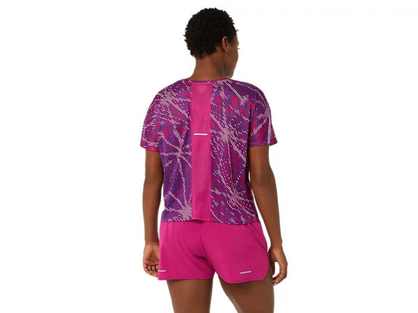 Playera Deportiva Asics SAKURA AOP SS TOP Morado Mujer