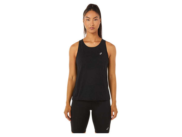 Playera Deportiva Asics RACE TANK Negro Mujer