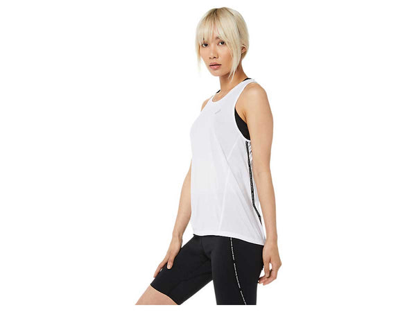 Playera Deportiva Asics RACE TANK Blanco Mujer