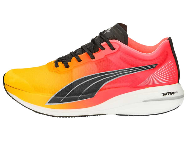 Tenis Puma Running DEVIATE NITRO ELITE Amarillo Naranja Hombre