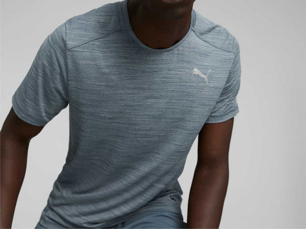 Playera Deportiva Puma RUN CLOUDSPUN TEE Gris Hombre