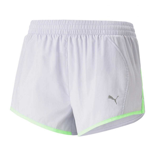 Short Deportivo Puma RUN FAV VELOCITY 3" Blanco Mujer