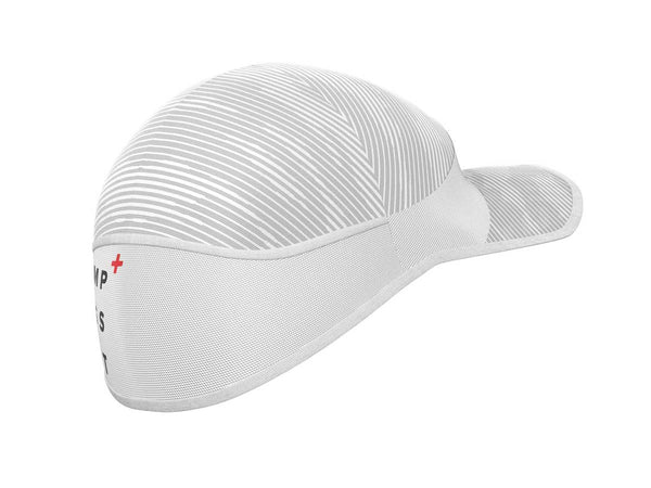 Gorra Running Compressport ICE CAP Blanca