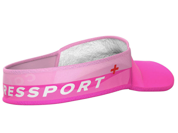 RUN24.MX - Compressport Visor Ultra Light Pink