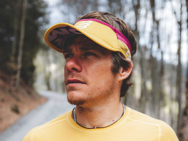 Compressport Visera Deportiva ultra ligera Amarillo