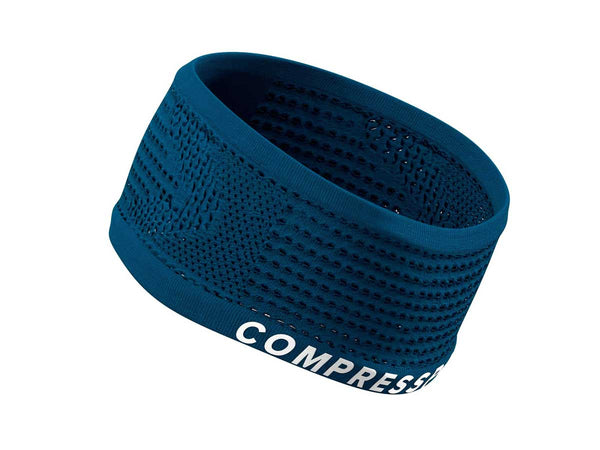 Banda Deportiva Compressport Headband On/Off Azul