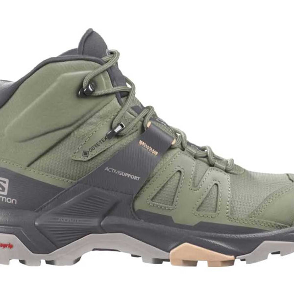 Botas Salomon Senderismo X Ultra 4 MID GTX Verde Mujer