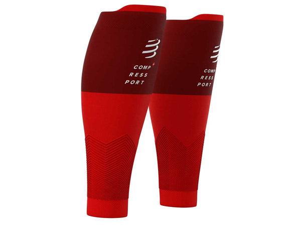 Pantorrillera Deportiva Compressport CALF R2 V2 Rojo