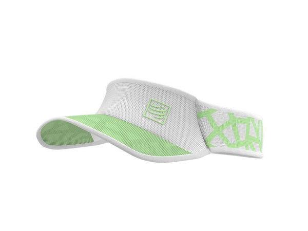 Compressport Visera SPIDERWEB Ultra ligera Blanco Verde