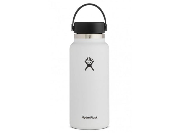 RUN24.MX - Botella Térmica Hydro Flask Wide Mouth Flex Cap 32 OZ White