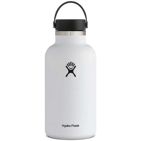 Botella Térmica Hydro Flask WIDE MOUTH FLEX 64 OZ Blanca