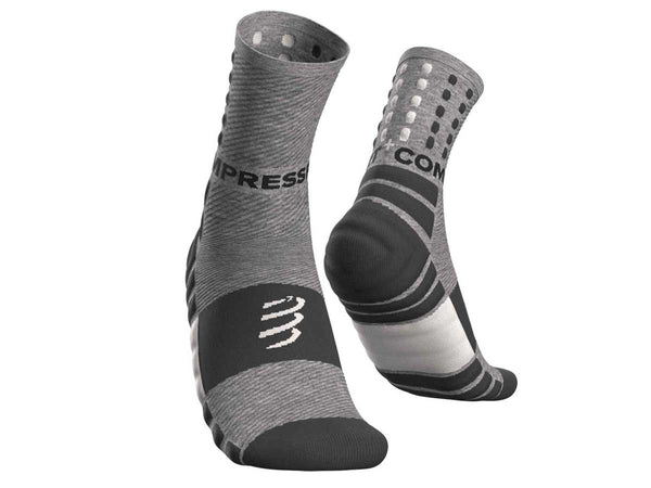 Calceta Compressport Shock Absorb Socks Gris