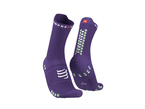 Calceta Compressport PRO RACING V4H Run High Morado