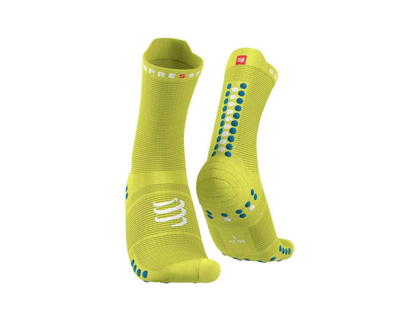 Calceta Compressport PRO RACING V4H Run High Verde