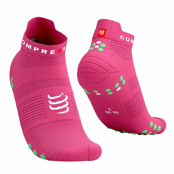 Calceta Deportiva Compressport PRO RACING SOCKS V4 Run Low Hot Pink