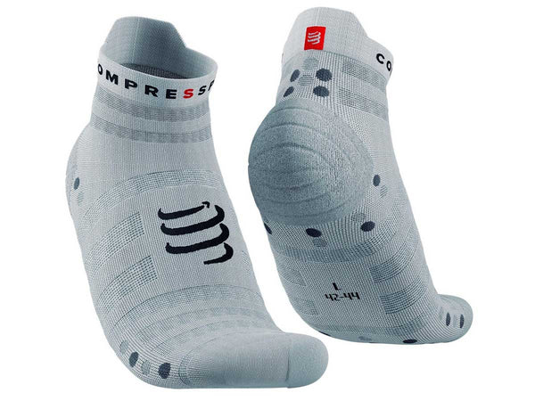 Calceta Compressport PRO RACING V4.0 UltraLight Run Low White