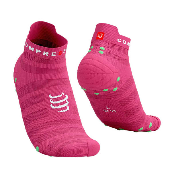 Calceta Compressport PRO RACING V4.0 UltraLight Run Low Hot Pink